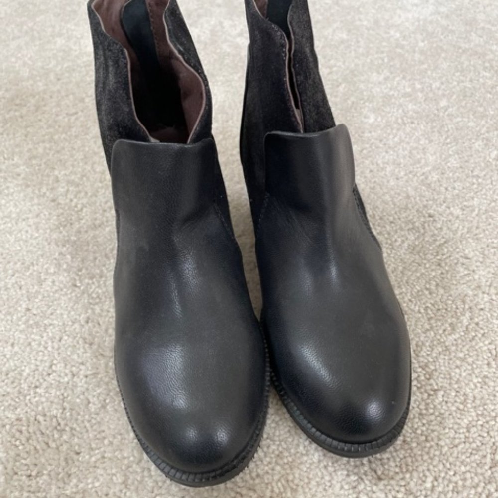 Black Booties With Sparkle On Side - image 1